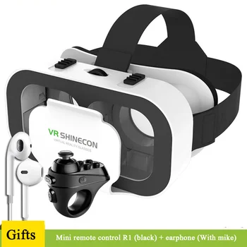 Очки виртуальной 3D реальности VR Поддерживают Близорукость 0-600, Бинокулярную Стеклянную Гарнитуру VR для Видеоигр мобильного телефона IOS Android Смартфон