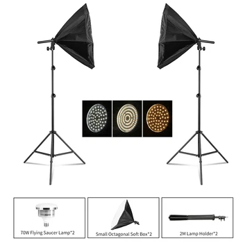 Портативные софтбоксы для фотосъемки Длиной 50 см, осветительные комплекты с 2-метровым штативом, лампы Muti Lighting Для профессионального фотостудийного оборудования