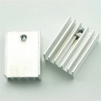 Радиаторы из алюминиевого сплава 20*15* 10 мм, высококачественный радиатор, триод TO-220,особенный