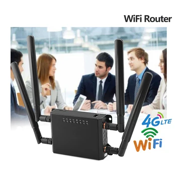 Разблокированный 3G 4G Беспроводной маршрутизатор WE826 точка доступа openwrt 4g маршрутизатор для слота sim-карты 300 Мбит/с 32 Пользователя для домашнего офиса на открытом воздухе