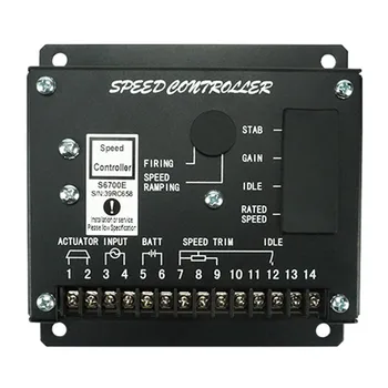 Регулятор скорости генератора S6700E AVR Электронная панель управления Генератором Панель управления скоростью для генератора