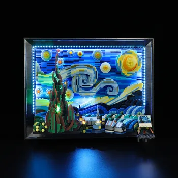 Светодиодный светильник для Звездной ночи MOC Art Painting Развивающие игрушки, подарки, Совместимые 21333 (Только светильник)