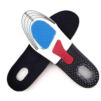 Силиконовые Гелевые Стельки Спортивные Стельки для бега для ног Мужские Женские ортопедические накладки, Массирующие Амортизацию, супинатор