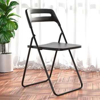 Складной стул, Скандинавский простой стул для домашнего отдыха со спинкой, Стул для ожидания в ресторане, стул и табурет, выставочный