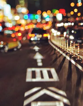 Фоны для Фотосъемки с видом на ночную дорогу Реквизит для фотосъемки Студийный фон 5x7 футов