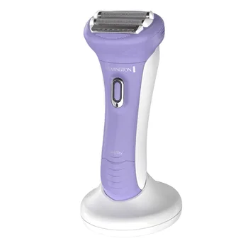 Шелковистая перезаряжаемая бритва фиолетово-белого цвета для девочек