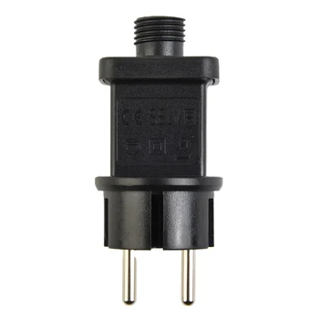 Штекерный адаптер 1шт Диаметр источника питания 15 мм Драйверные гирлянды для 2-контактных разъемов для светодиодов с кодировкой IP44 31V DC