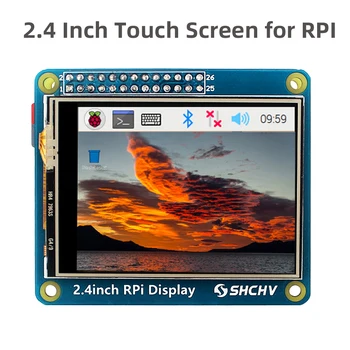 ЩВ 2,4 Дюймовый Сенсорный экран для Raspberry Pi Zero 2 Вт 320x240 SPI Интерфейс TFT Дисплей для Pi 4B 3B + 3B 3A +